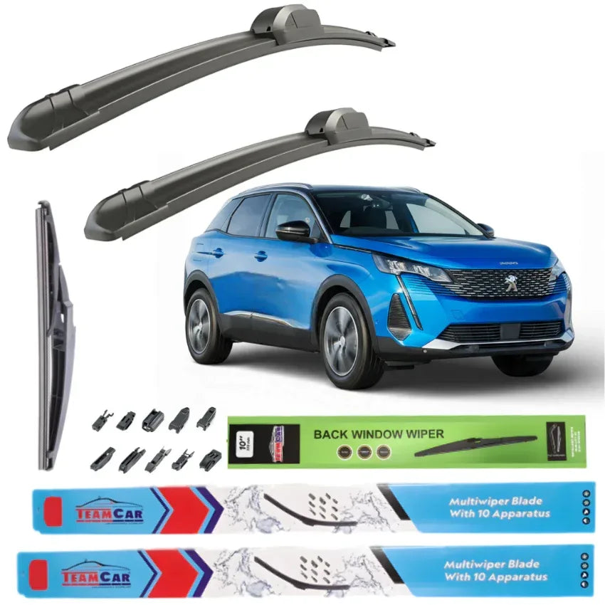 Ștergătoare Peugeot 3008 II FL (2020-2023) TeamCar®– Set Complet - 221.ro
