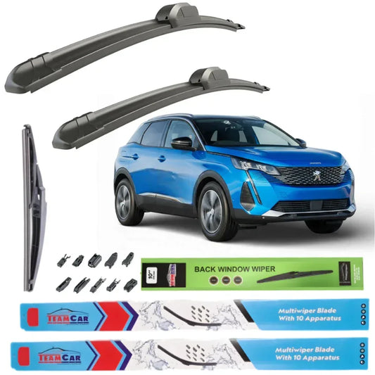 Ștergătoare Peugeot 3008 II FL (2020-2023) TeamCar®– Set Complet - 221.ro