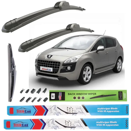 Ștergătoare Peugeot 3008 I pre-FL 2009–2013 – Set Complet - 221.ro