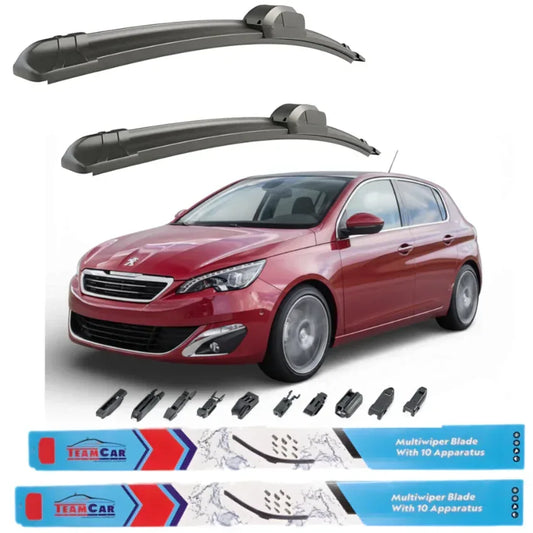 Ștergătoare Peugeot 308 II (2013–2017) TeamCar® – Set față - 221.ro