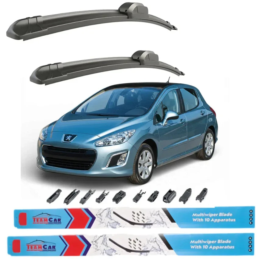 Ștergătoare Peugeot 308 I Hatchback FL (2011–2013) TeamCar® – Set față - 221.ro