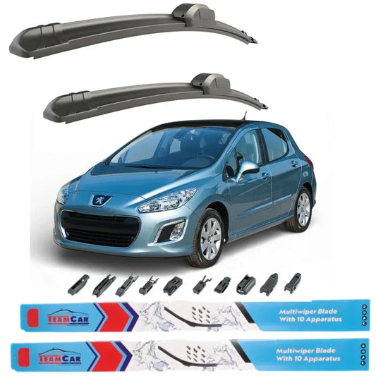 Ștergătoare Peugeot 308 I Hatchback FL (2011–2013) TeamCar® – Set față - 221.ro