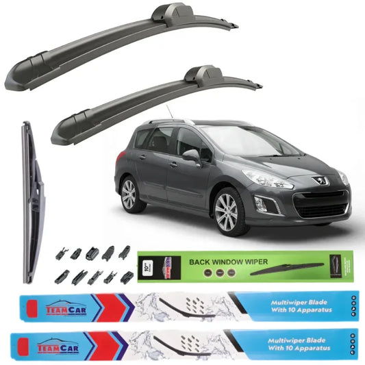 Ștergătoare Peugeot 308 I SW (2011–2013) TeamCar® – Set Complet - 221.ro