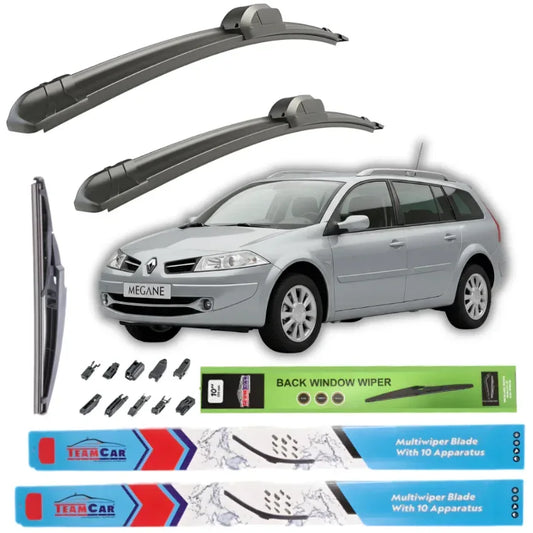 Ștergătoare Renault Megane II Grandtour 2006–2009 – Set Complet - 221.ro