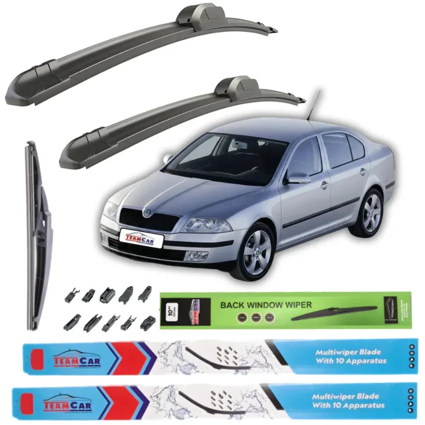 Ștergătoare Skoda Octavia II Hatchback (2004–2009) – Set Complet - 221.ro