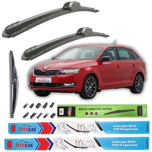 Ștergătoare Skoda Rapid Spaceback (2013–2019) – Set Complet TeamCar® - 221.ro