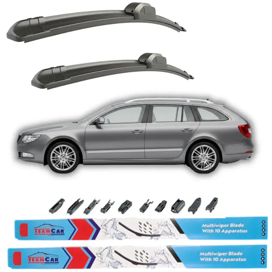 Ștergătoare Škoda Superb II Combi, Break (2008–2015) TeamCar®– Set față - 221.ro