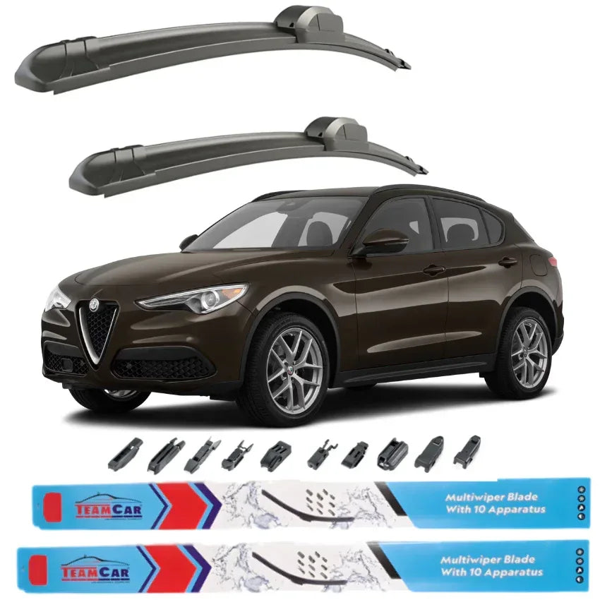 Ștergătoare TeamCar® Alfa Romeo Stelvio (2017+) – Set față - 221.ro