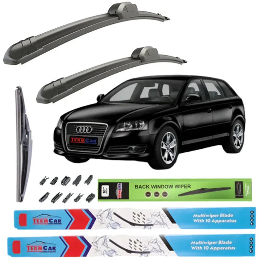 Ștergătoare TeamCar® Audi A3 8P Sportback (2003-2012) – Set Complet - 221.ro