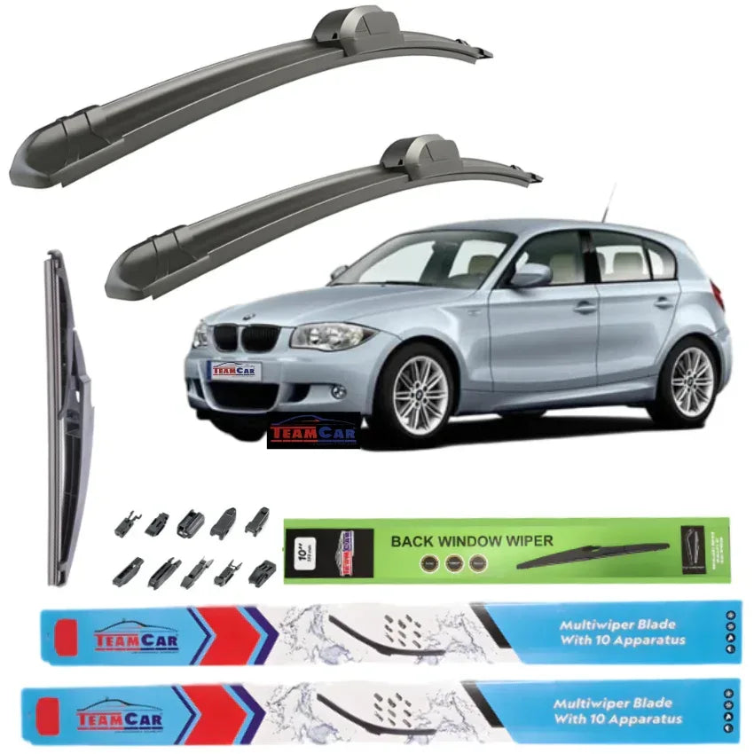 Ștergătoare TeamCar® BMW Seria 1 E87 (2004–2011) – Set Complet - 221.ro