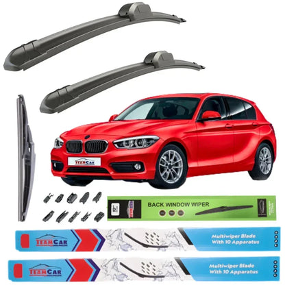 Ștergătoare TeamCar® BMW Seria 1 F20/F21 (2011–2019) – Set Complet Față + Spate - 221.ro