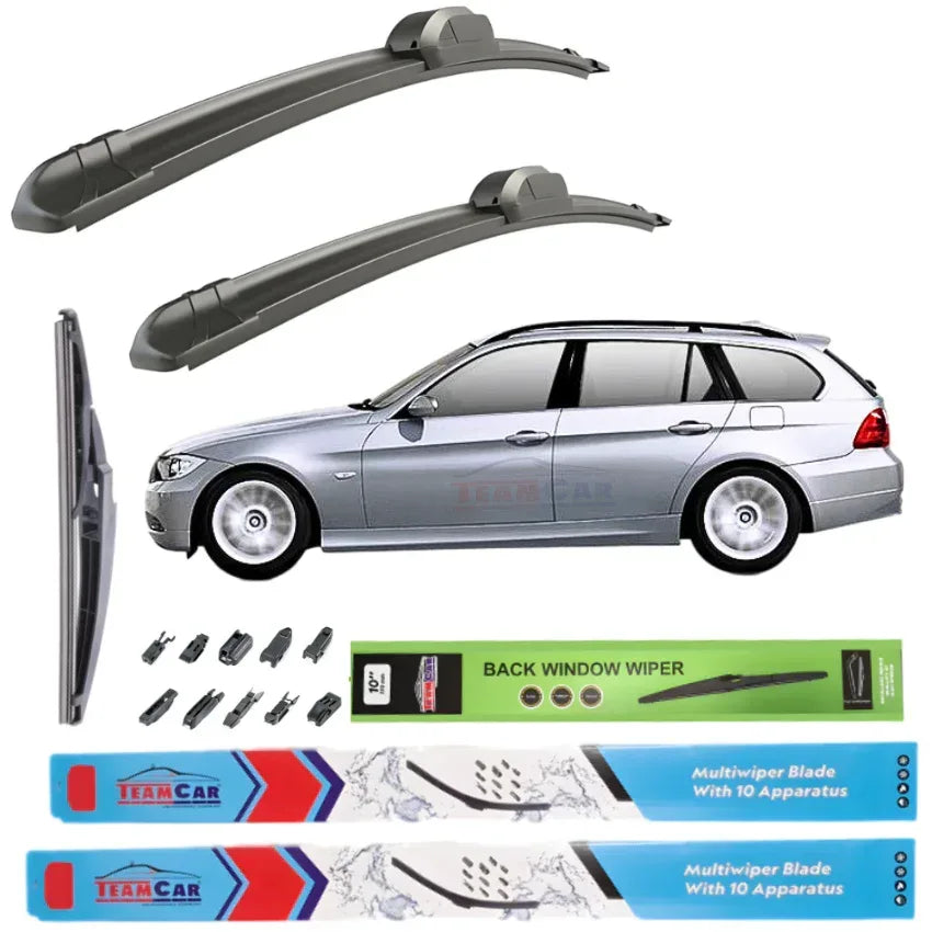 Ștergătoare TeamCar® BMW Seria 3 E91 Touring (2005–2012) – Set Complet - 221.ro