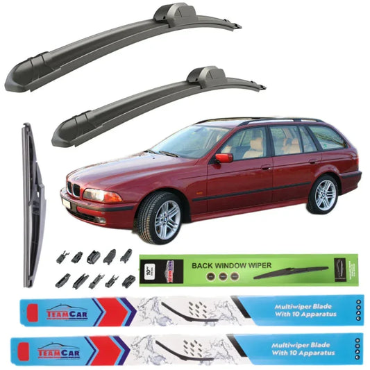 Ștergătoare TeamCar® BMW Seria 5 E39 Touring (1995–2003) – Set Complet - 221.ro