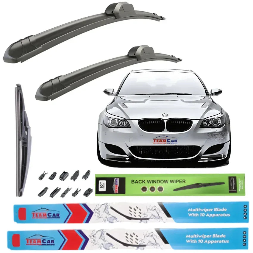 Ștergătoare TeamCar® BMW Seria 5 E61 Touring (2003–2010) – Set Complet - 221.ro