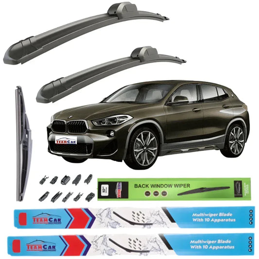 Ștergătoare Auto TeamCar® Compatibile BMW X2 F39 (2018+) – Set Complet Față + Spate - 221.ro