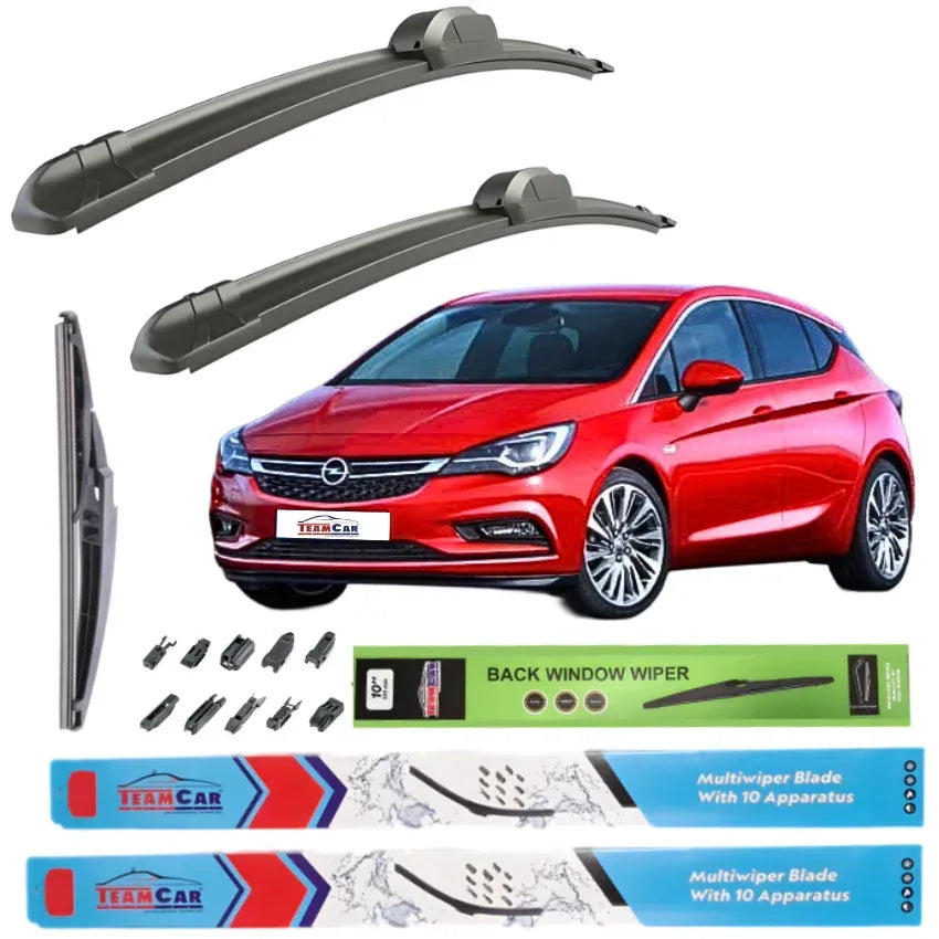 Ștergătoare TeamCar® Opel Astra K Hatchback (2015–2021) – Set Complet - 221.ro