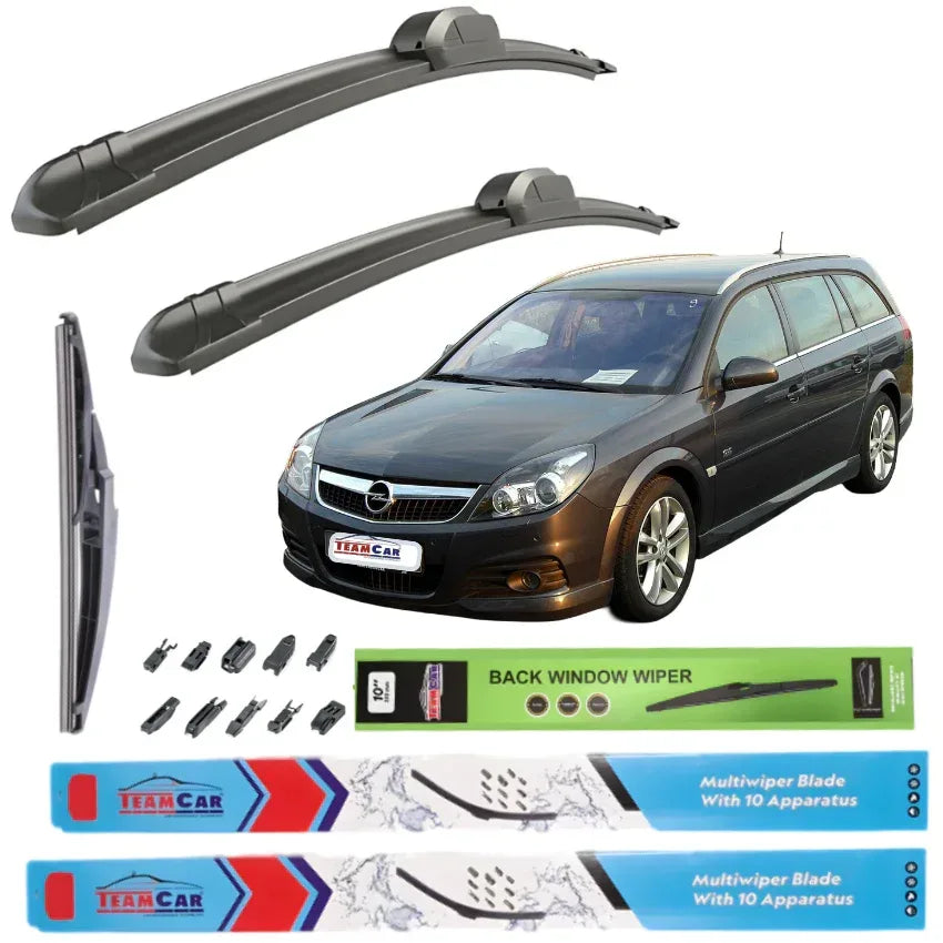 Ștergătoare Hybrid TeamCar® Opel Vectra C Caravan (2002-2008) – Set Complet - 221.ro