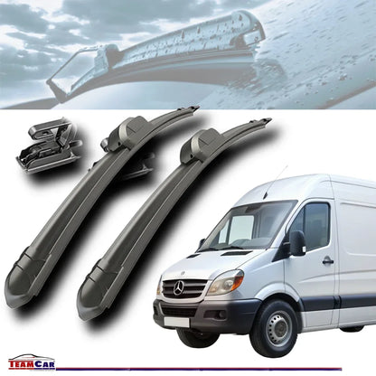 Set stergătoare Sprinter I (1995–2006) TeamCar® Flat – Set față - 221.ro