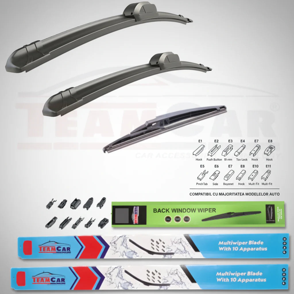 Ștergătoare Opel Zafira C Facelift (2016–2019) Flat | Set Complet – TeamCar®