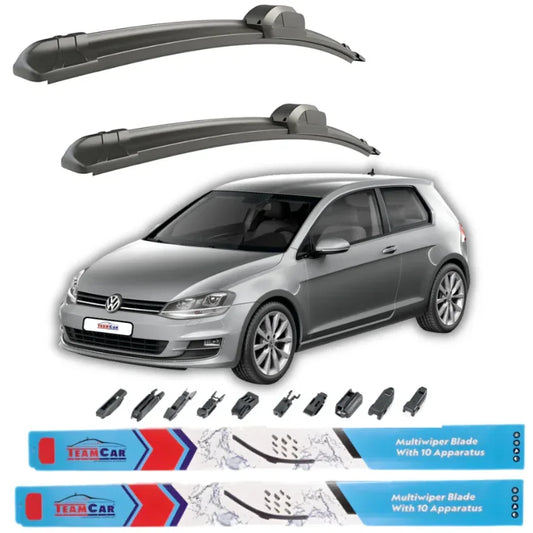 Ștergătoare Volkswagen Golf 7, 3 uși, TeamCar® (2012–2019) – Set față - 221.ro