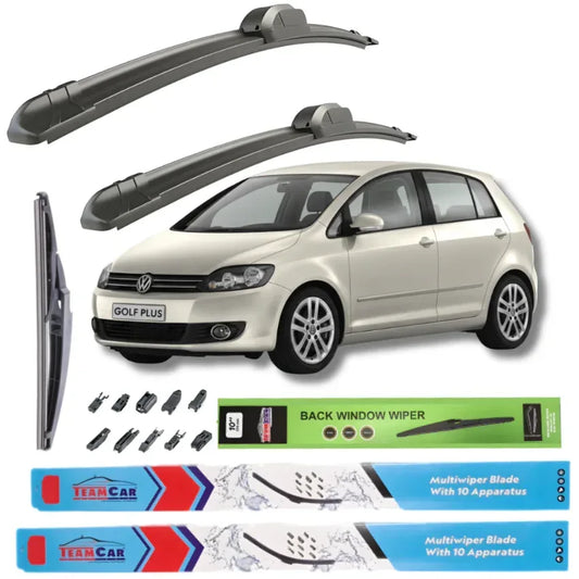 Ștergătoare TeamCar® Volkswagen Golf 6 Plus (2009–2014) – Set Complet - 221.ro