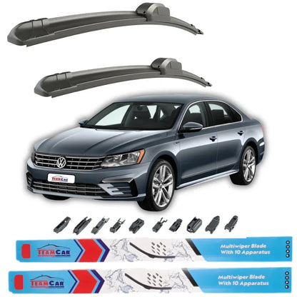 Ștergătoare Volkswagen Passat B8 Sedan 2014–2022 TeamCar® – Set față - 221.ro