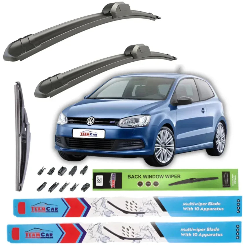 Ștergătoare Volkswagen Polo 6R 3 usi (2009–2017) TeamCar® – Set Complet - 221.ro