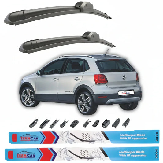 Ștergătoare Volkswagen CrossPolo (2010-2014) TeamCar® – Set față - 221.ro