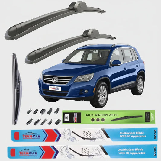 Ștergătoare TeamCar® Volkswagen Tiguan I (2007–2016) – Set Complet - 221.ro
