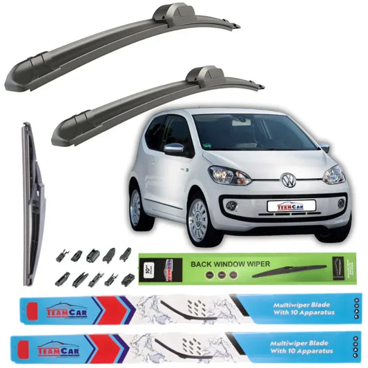 Ștergătoare TeamCar® Volkswagen Up! 3 usi (2011–2023) – Set Complet - 221.ro