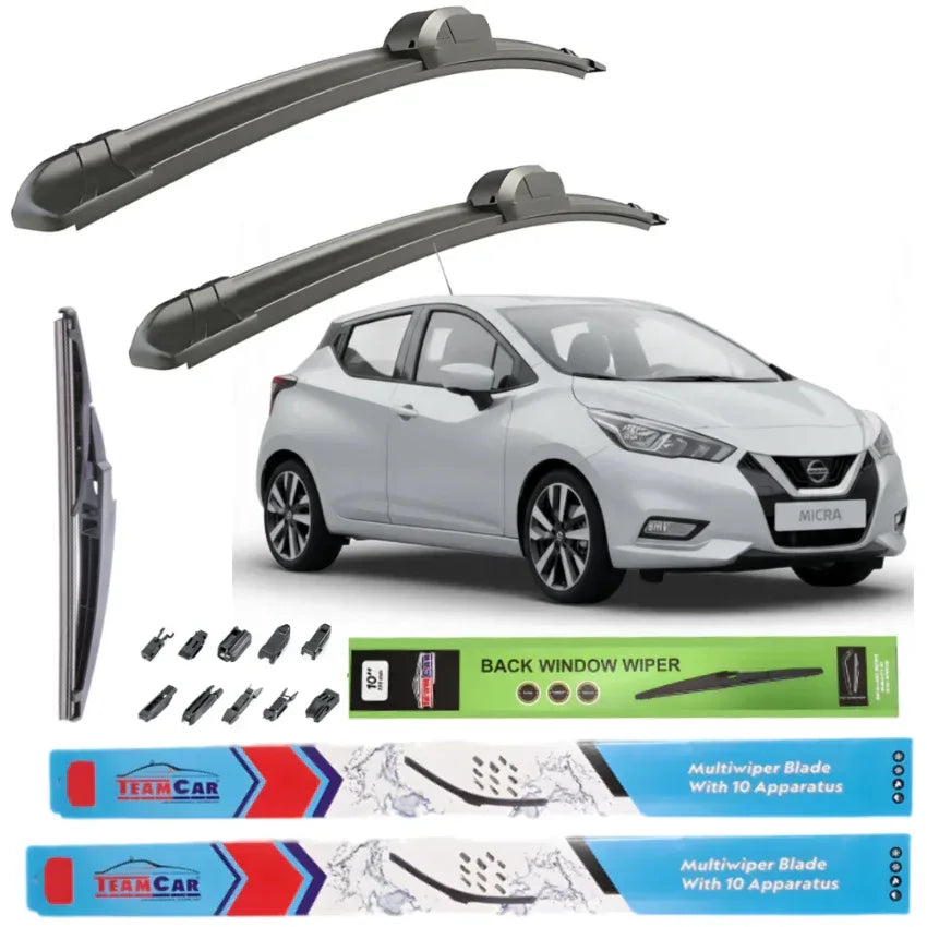 Ștergătoare Nissan Micra K14 (2017–2023) TeamCar® – Set Complet - 221.ro