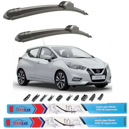 Ștergătoare Nissan Micra K14 (2017–2023) TeamCar® – Set față - 221.ro