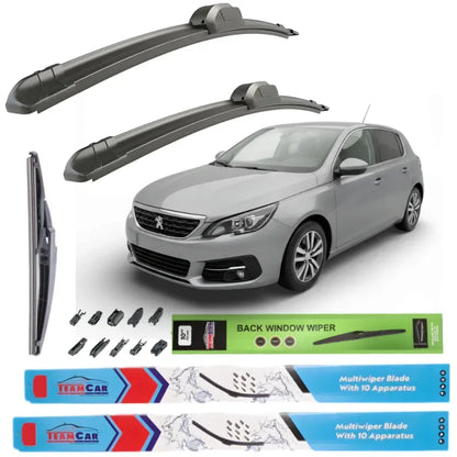 Ștergătoare Peugeot 308 II FL (2017–2021) TeamCar® – Set Complet - 221.ro