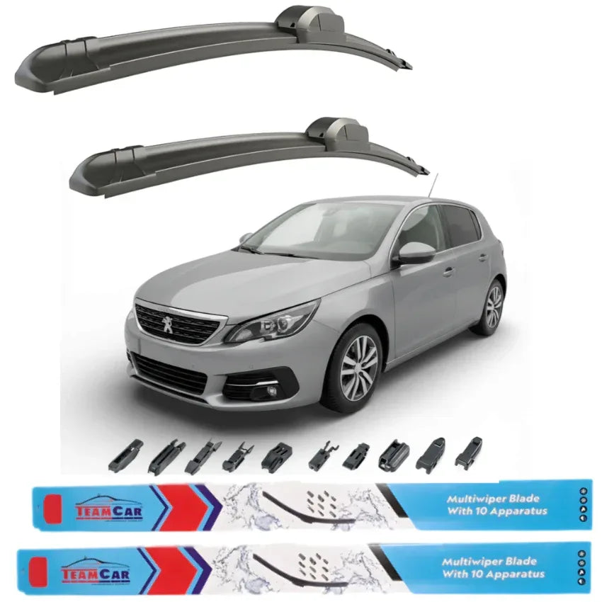 Ștergătoare Peugeot 308 II FL (2017–2021) TeamCar® – Set față - 221.ro