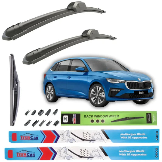 Ștergătoare Skoda Scala (2019–prezent) TeamCar® – Set Complet - 221.ro