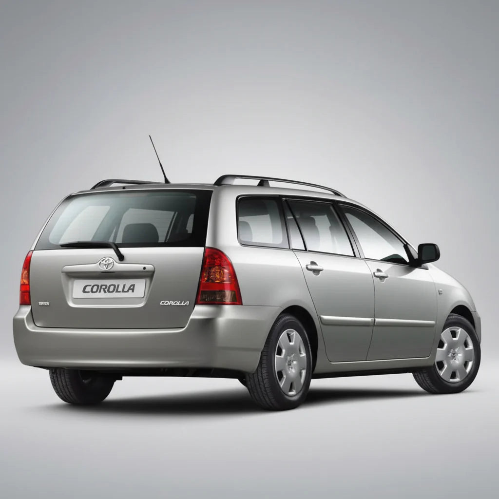 Covorase Auto Cauciuc Tip Tavita Compatibile Toyota Corolla E12 Combi (2001-2007) Blue