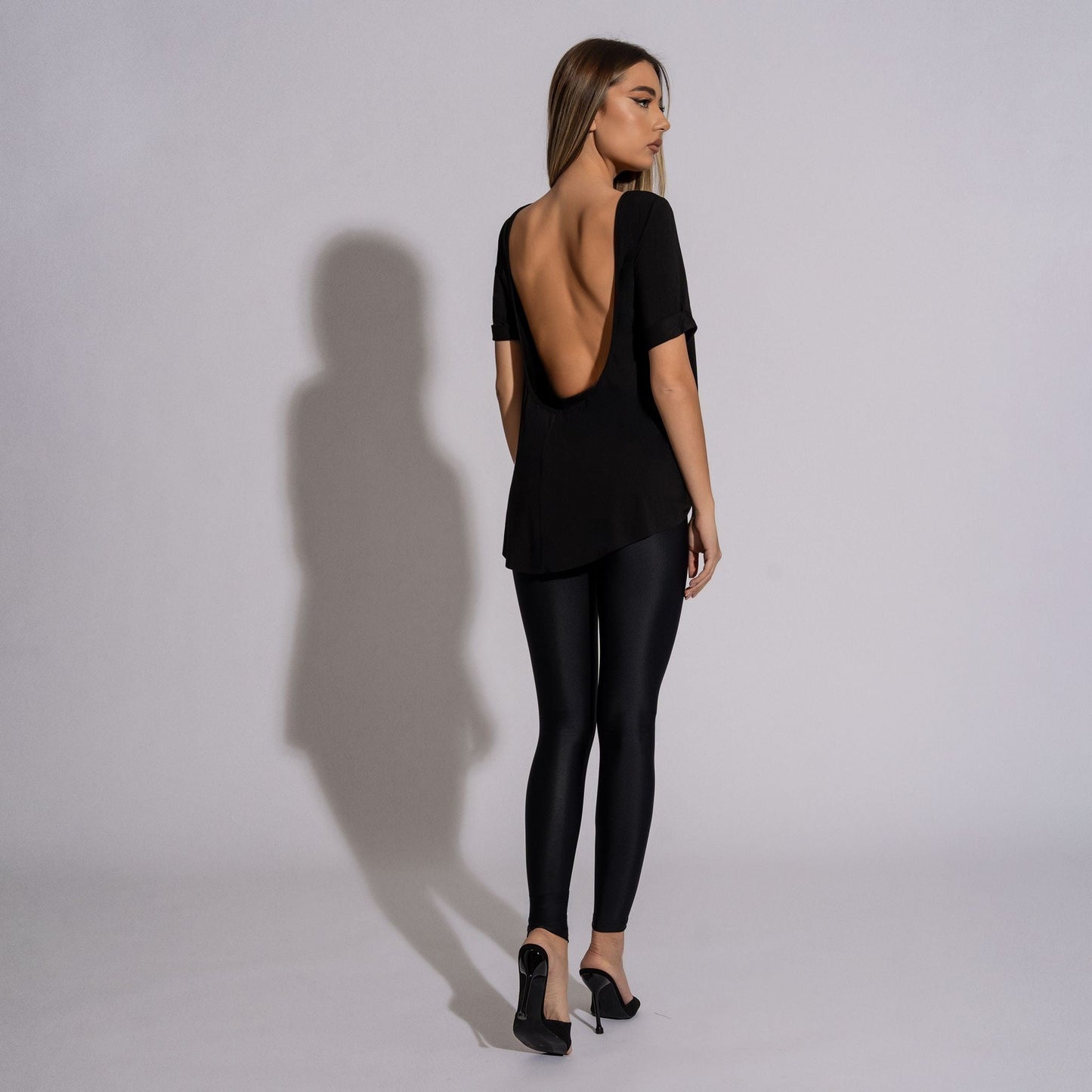 Pantaloni lycra cu fermoar pe tur Allure