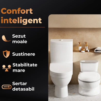 Toaleta cu Design Realist pentru Copii, Alb