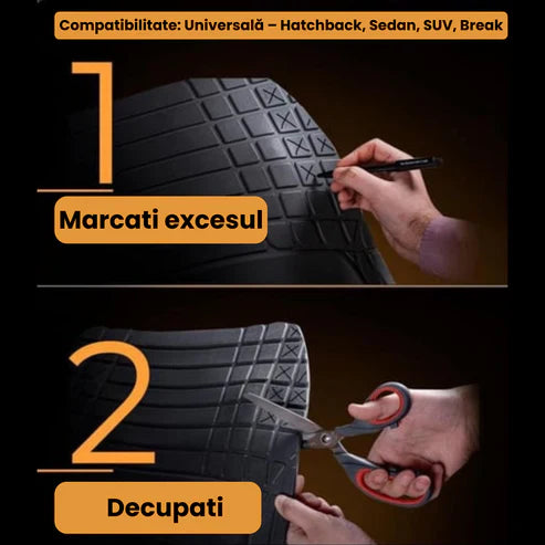 Covorase SsangYong Korando C300 Compatibile 2019-2023 | Black