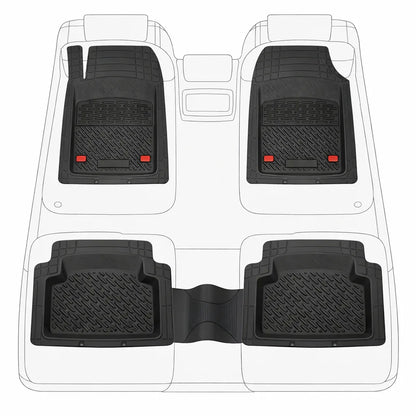 Covorase Auto Tip Tavita Compatibile Peugeot 308 II (2013-2017) Negru - 221.ro