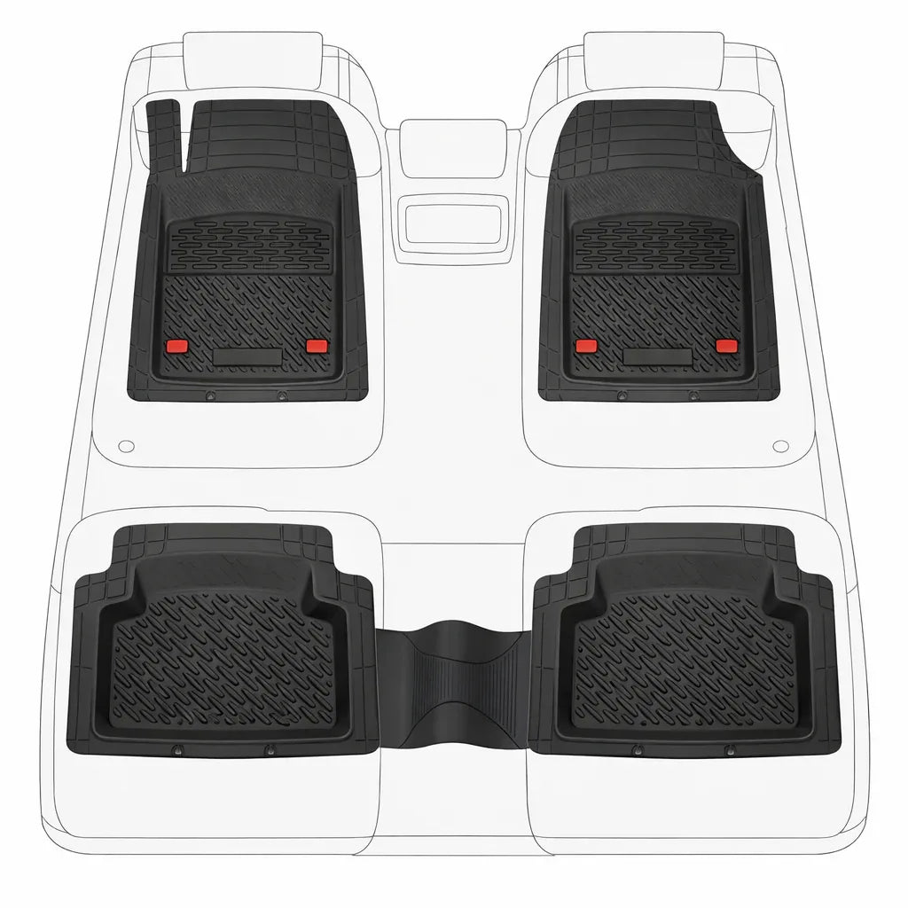 Covorase Auto Tip Tavita Compatibile Peugeot e-308 SW (MY23-25) - Black